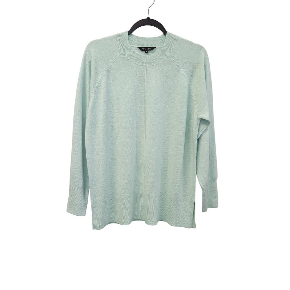 Peacocks Womens 14  Mint Green Lightweight Pullover Sweater 3745